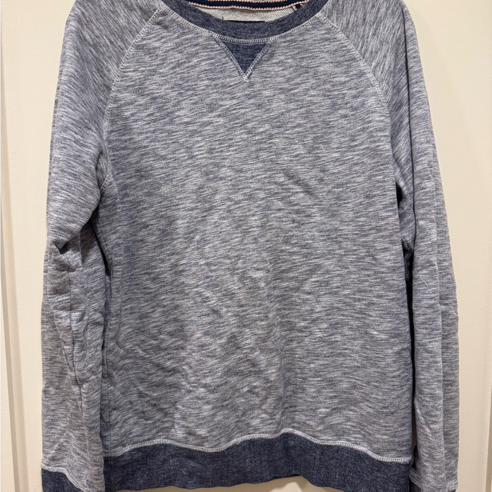 Men's Blue/Gray Sweater Large